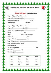 English Worksheet: X-mas song