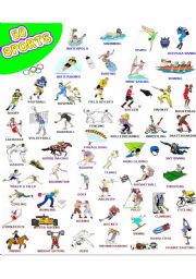 English Worksheet: 50 SPORTS - WOW 