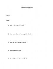 English Worksheet: Be a Detective Reader