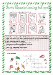 English Worksheet: Its Christmas