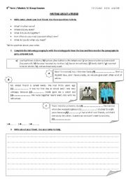 English Worksheet: Friends