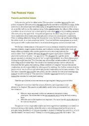 English Worksheet: Passive voice