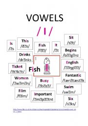 English Worksheet: Vowels /i/