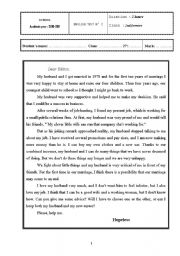 English Worksheet: test N 2