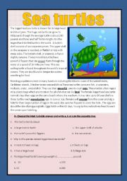 English Worksheet: Reading comprehension ( animals)