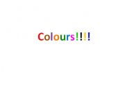 English worksheet: Do you know these colours? Powerpoint slides