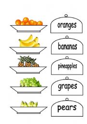 English Worksheet: Fruit 2 pages