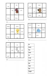English Worksheet: irregular vebs
