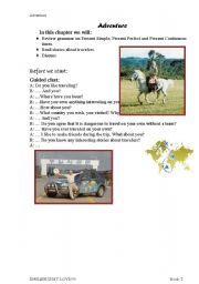 English worksheet: Adventure