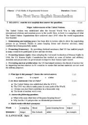 English Worksheet: Martin Luther King