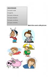 English Worksheet: healt