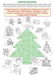 CHRISTMAS  WORDSEARCH