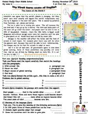 English Worksheet: test
