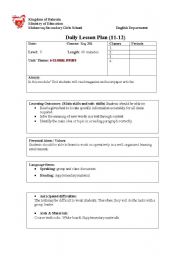 English worksheet: population growth