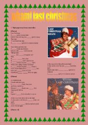 English Worksheet: Wham LAST CHRISTMAS