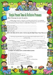 Present Simple Reflexive Pronouns