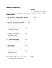 English Worksheet: Adjective Agreement - Christmas Unit 