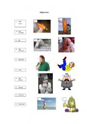 English Worksheet: Adjectives to compare using Very & Absolutely