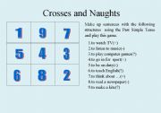 English worksheet: Crosses and Naughts