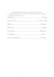 English worksheet: Using Adverbs