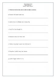 English Worksheet: Passive Voice