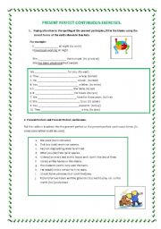 English Worksheet: Present Perfect exercises