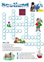 Scotland-a crossword for young learners