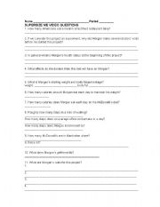 English Worksheet: Super Size Me