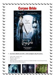 English Worksheet: Corpse Bride