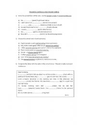 English worksheet: Present simple and Present Continous