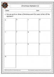 English Worksheet: Christmas