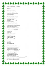 English worksheet: SHAKE UP CHRISTMAS-LISTENING