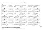 English worksheet: Verb tense maze