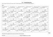 English Worksheet: Verb tense maze