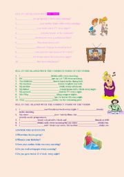 SIMPLE PRESENT  TENSE FOR BEGINNERS :)