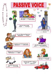 English Worksheet: PASSIVE VOICE