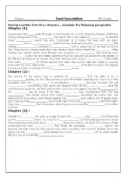 English Worksheet: Graet Expectations