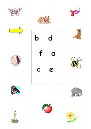 English Worksheet: Matching beginning sounds