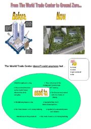 English Worksheet: The World Trade Center before and after 9/11