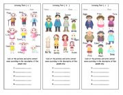 English Worksheet: Listening Exercise - 3 forms (editable)