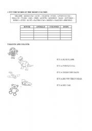 English Worksheet: end of year activity