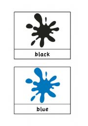 English Worksheet: Colours 