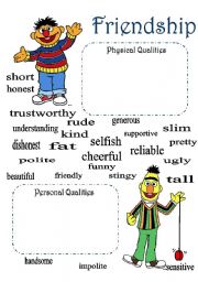 English Worksheet: FRIENDSHIP