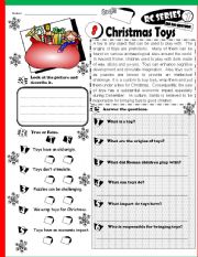 English Worksheet: RC Series_HO HO Edition 08 Toys (Fully Editable + Key)