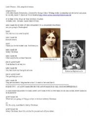 English Worksheet: Little Women Play -  EFL easy version