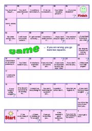 English Worksheet: Conditional Game