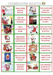 3 more Christmas games - level 2 - : dominoes, memory game and bingo.