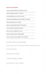 English Worksheet: for since