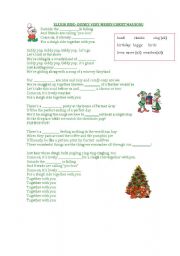 English Worksheet: disneys sleigh ride