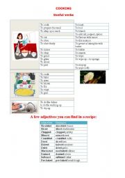 English Worksheet: Cooking